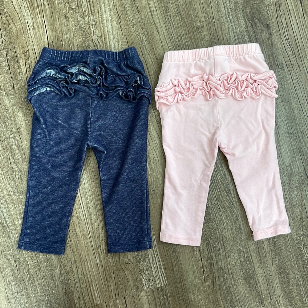 Old Navy Ruffle Leggings Size 6-12M